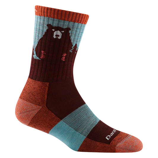 Darn Tough - 1970 Women's Hiker Bear Town Micro Crew Sock Lightweight with Cushion