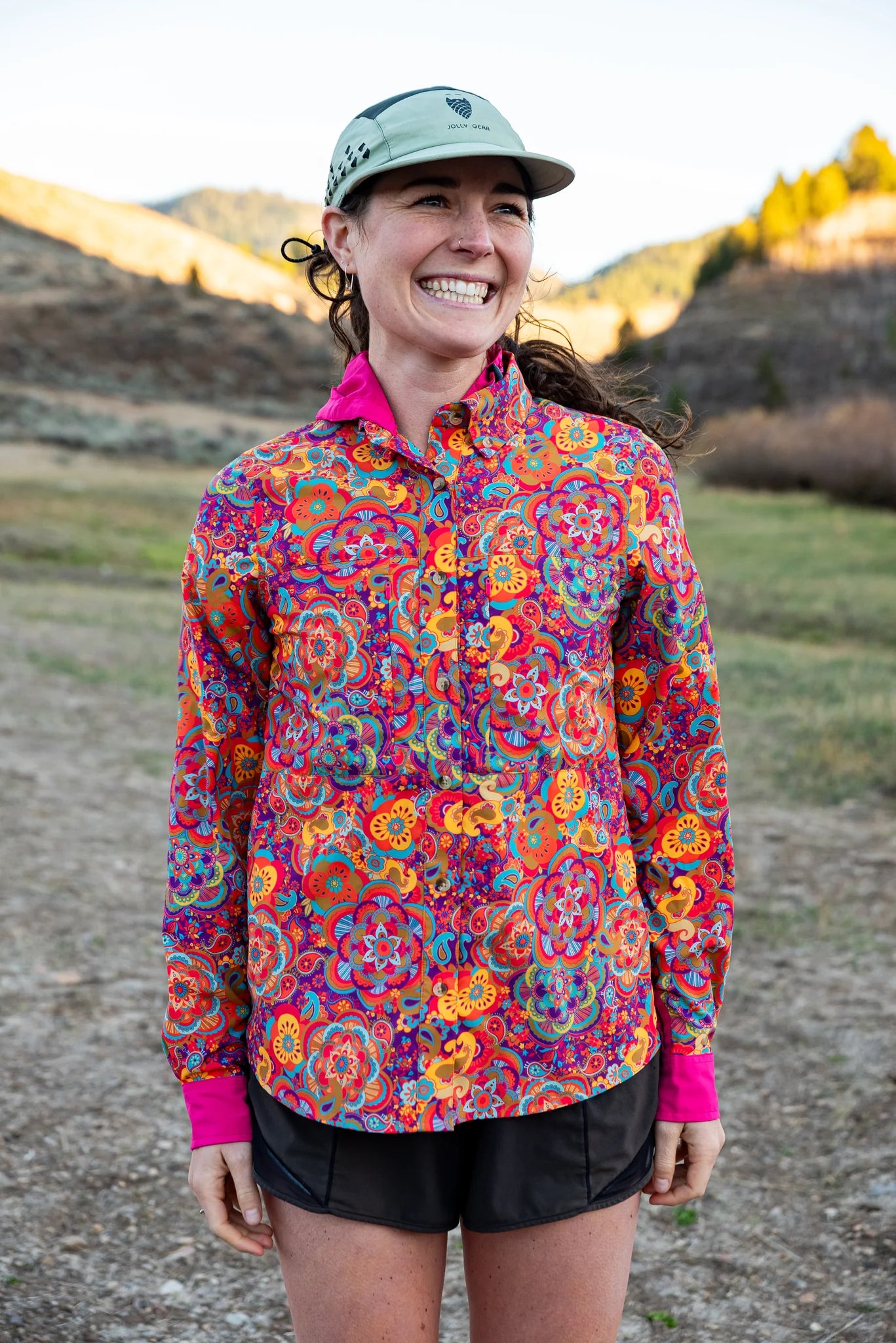 Jolly Gear - Triple Crown Button Down Long Sleeve - Kaleidoscope