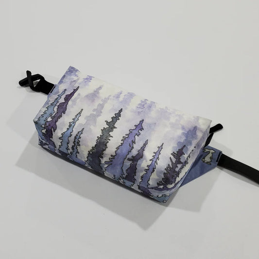 High Tail Designs - The Ultralight Fanny Pack "Snowy Trees"