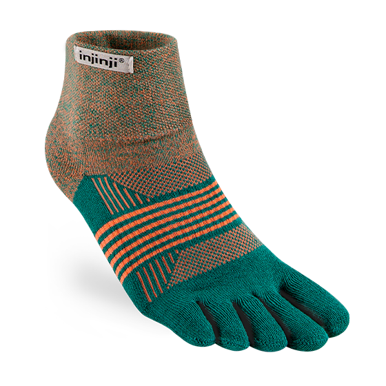 Injinji - Women's Trail Midweight Mini-Crew Toe Socks