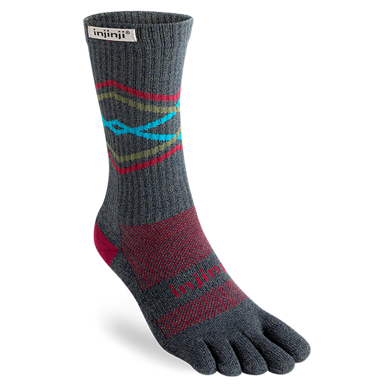 Injinji - Trail Midweight Crew Toe Socks