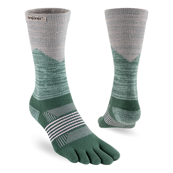 Injinji - Women's Trail Midweight Crew Toe Socks