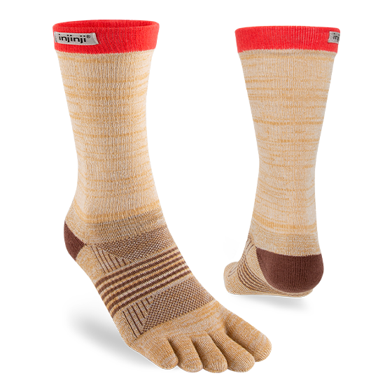 Injinji - Women's Trail Midweight Crew Toe Socks