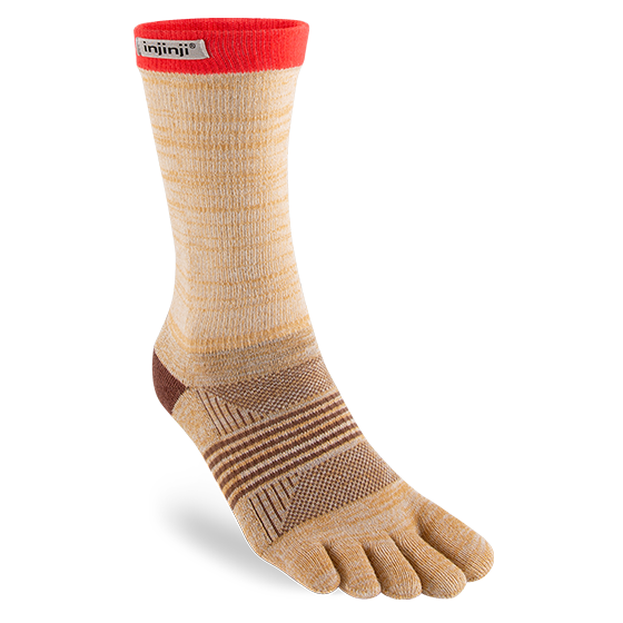 Injinji - Women's Trail Midweight Crew Toe Socks