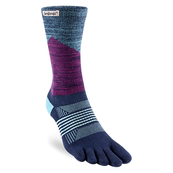 Injinji - Women's Trail Midweight Crew Toe Socks