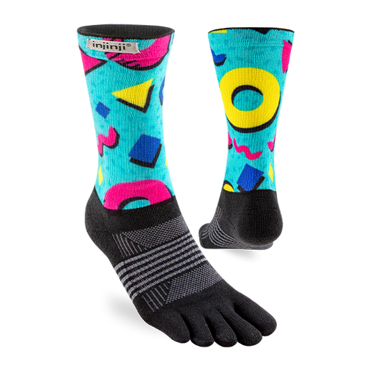 Injinji - Spectrum Women's Trail Midweight Crew Toe Socks