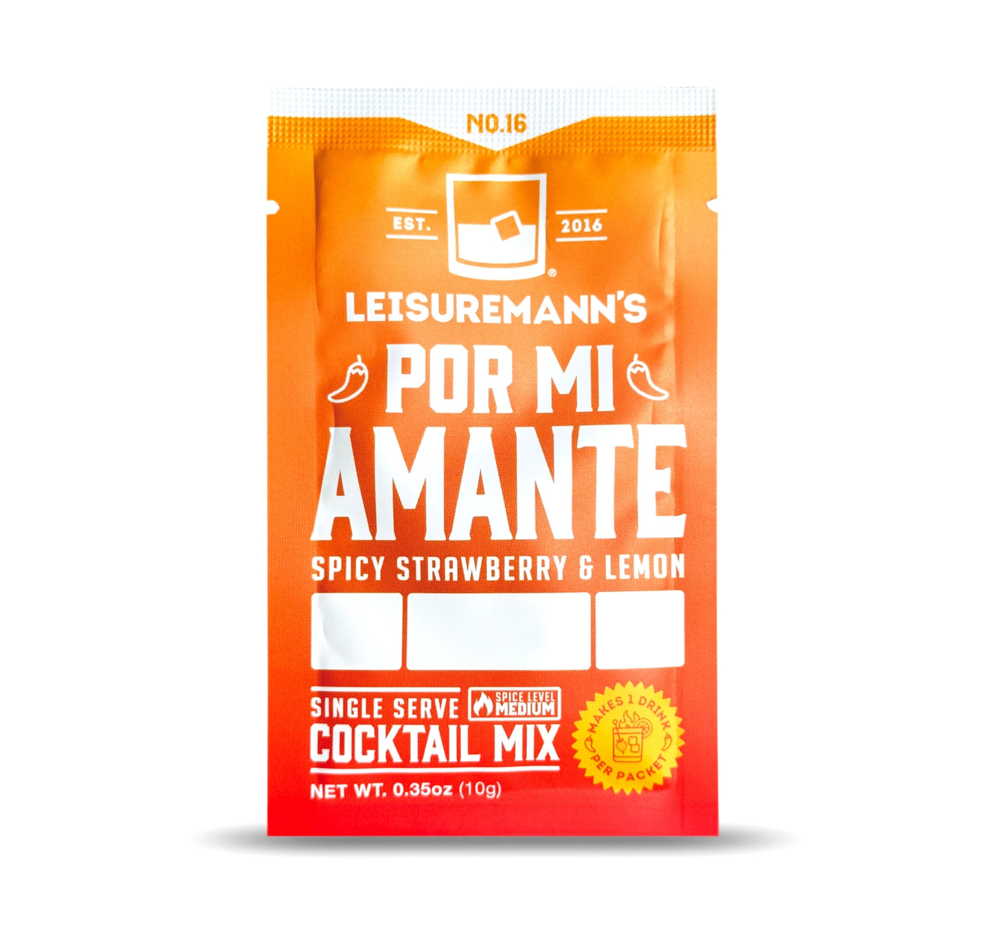 Leisuremann's - Por Mi Amante Single Serve Cocktail Mixer