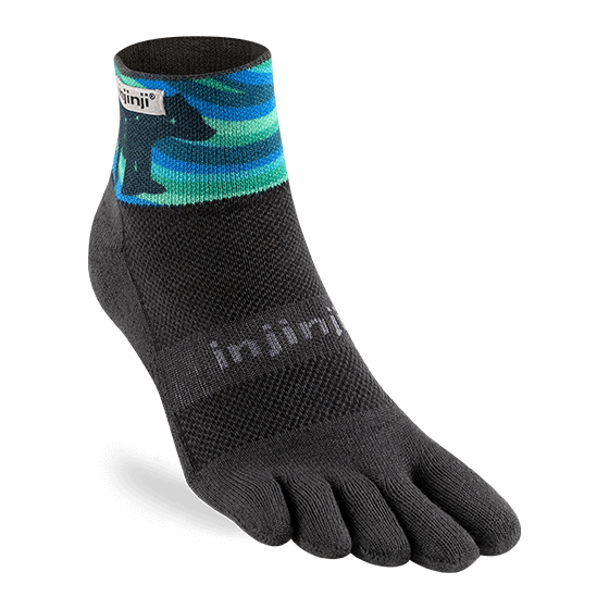 Injinji - Artist Designed Men's Mini-Crew Toe Socks