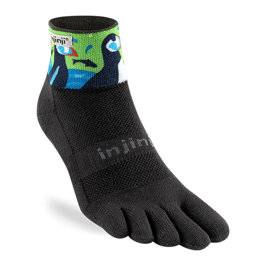 Injinji - Artist Designed Men's Mini-Crew Toe Socks - The Alaska Collection