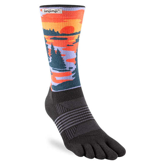 Injinji - Artist Designed Women's Crew Toe Socks - The Boundary Waters Collection