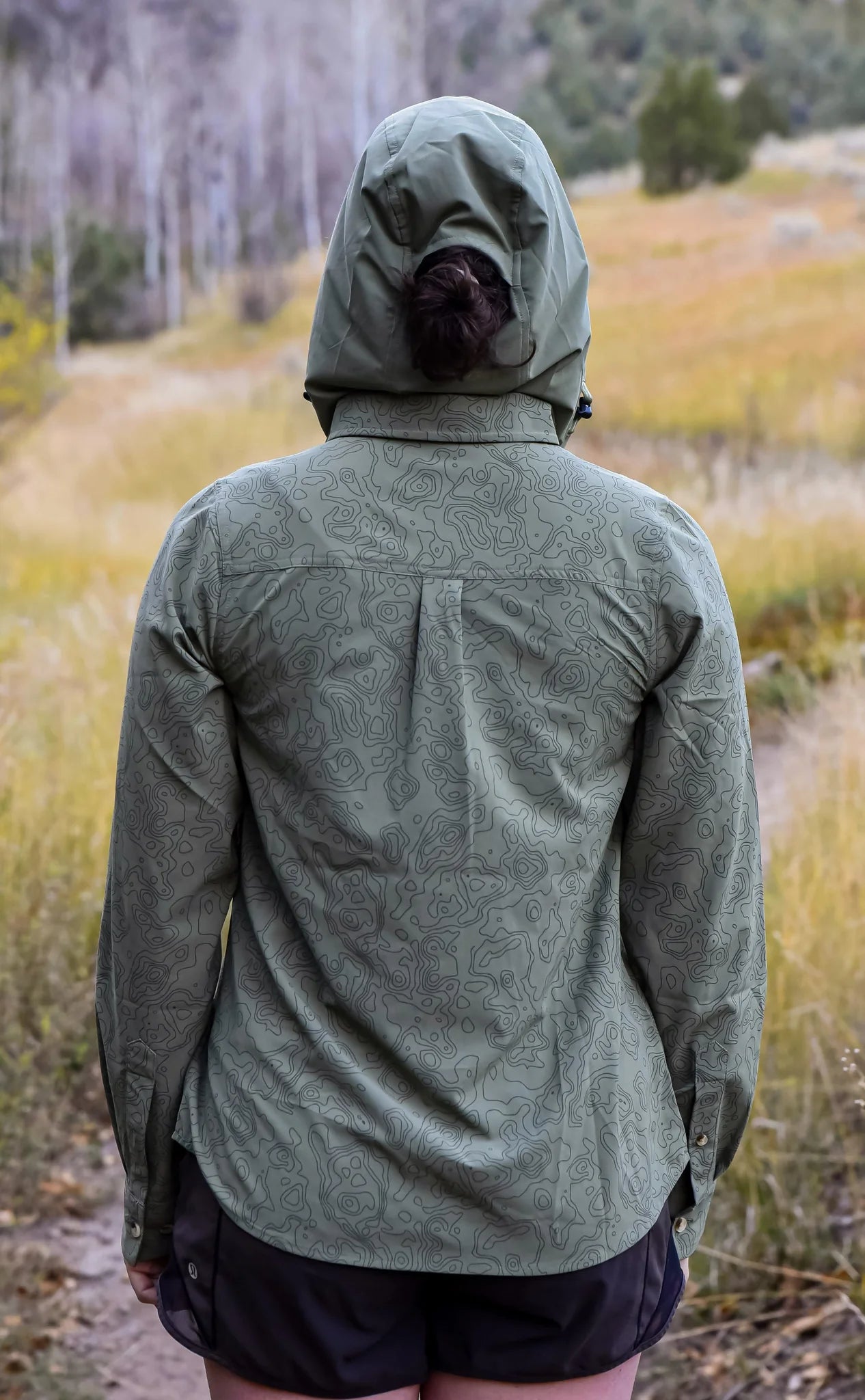 Jolly Gear - Triple Crown Button Down Long Sleeve - Green Topo
