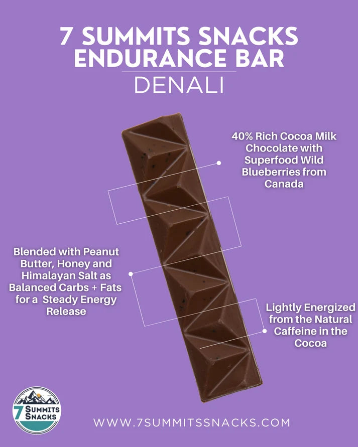 7 Summits Snacks - Denali Milk Chocolate Energy Bar