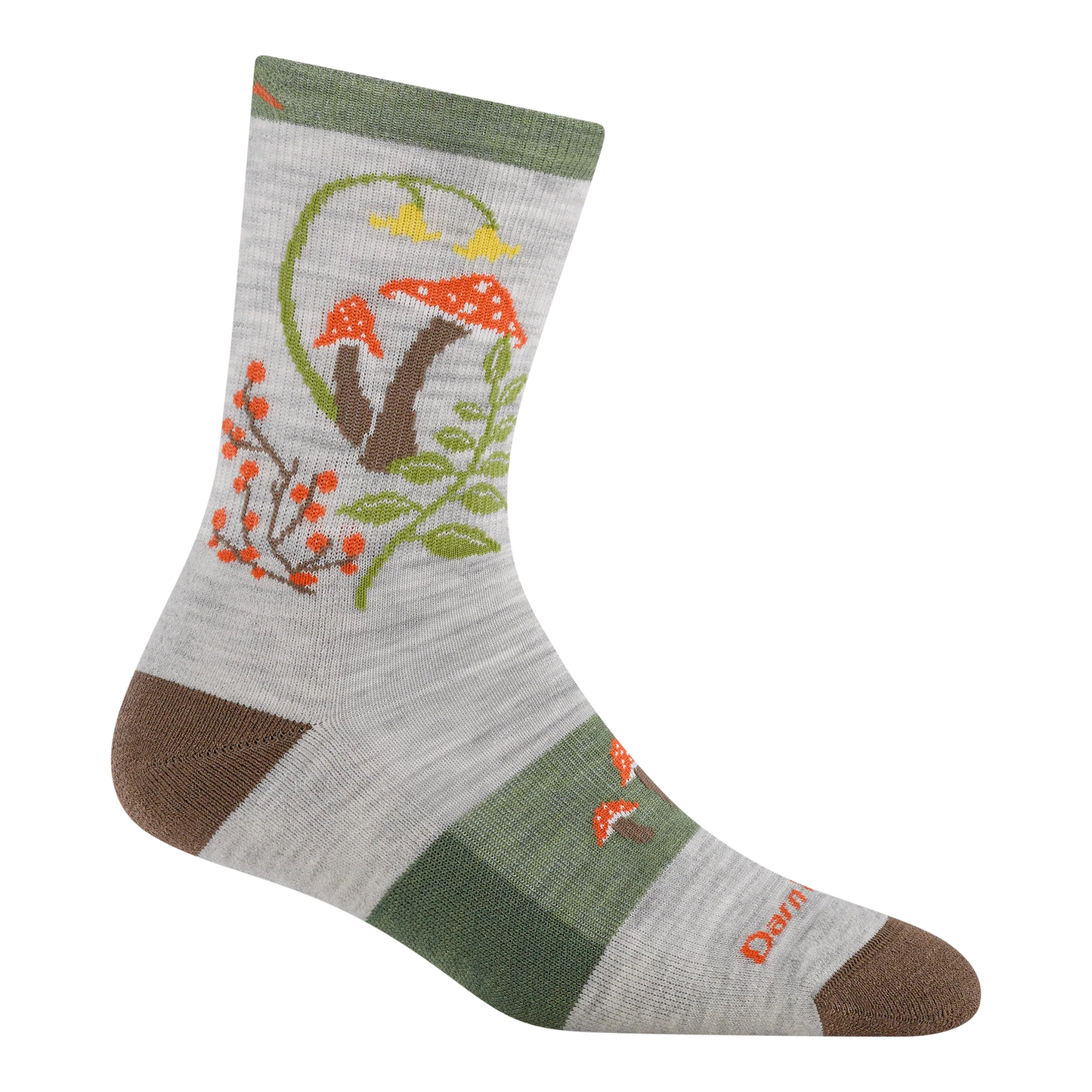 Darn Tough - 5026 Women's Mellow Mushroom Micro Crew Sock Lightweight with Cushion