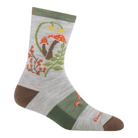 Darn Tough - 5026 Women's Mellow Mushroom Micro Crew Sock Lightweight with Cushion
