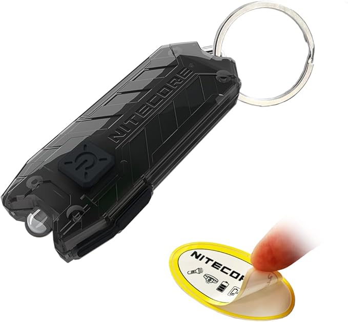 Lámpara Llavero Nitecore Tube V2.0 | 55 Lúmenes | Carga Por USB | Hasta 58 Horas De Autonomía | Negro
