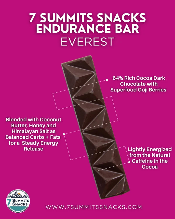 7 Summits Snacks - Everest Dark Chocolate Energy Bar