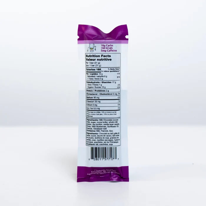 7 Summits Snacks - Denali Milk Chocolate Energy Bar