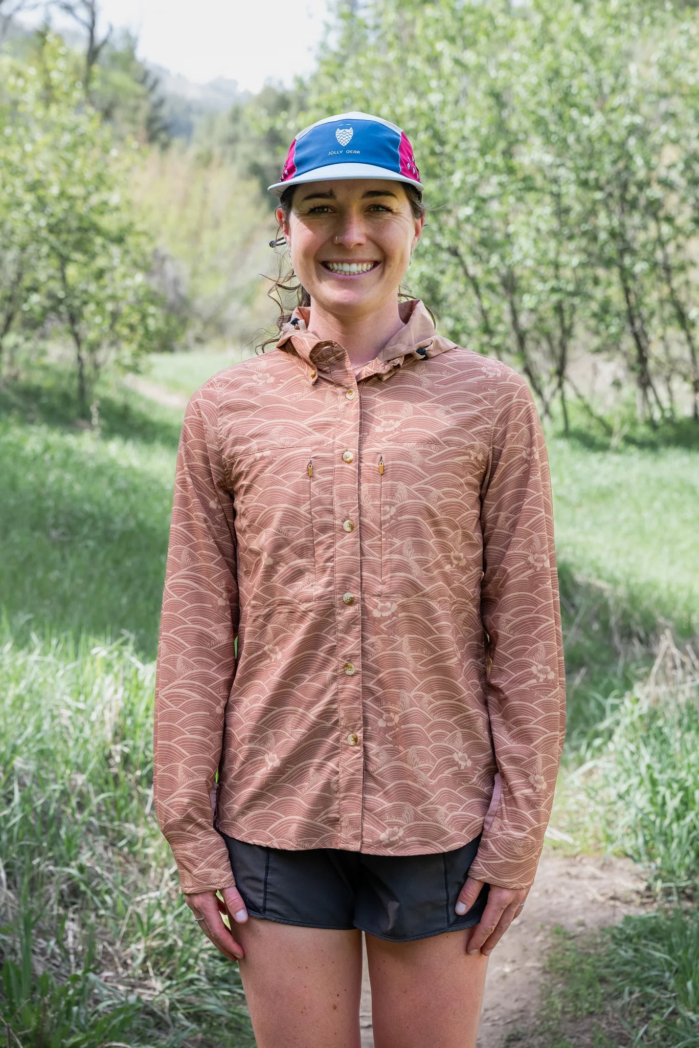 Jolly Gear - Triple Crown Button Down Long Sleeve - Golden Waves