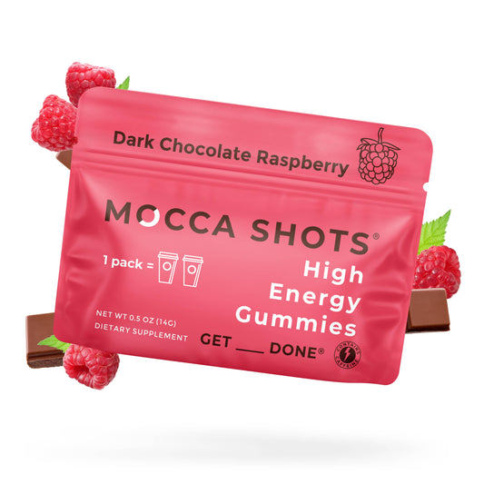 Seattle Gummy Company - Mocca Shots Chocolate Raspberry Caffeine Gummy