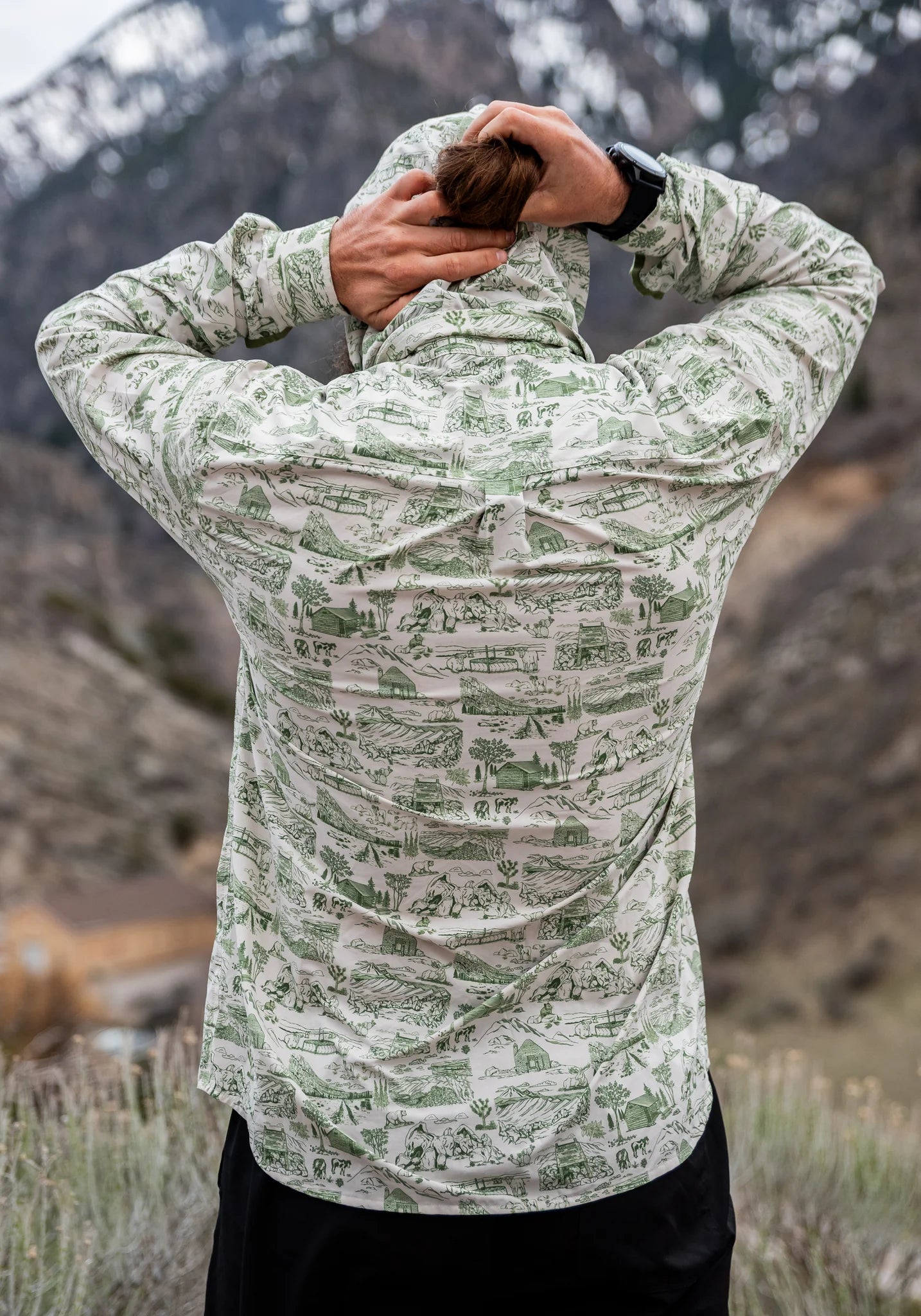 Jolly Gear - Triple Crown Button Down Long Sleeve  - Trail Madness