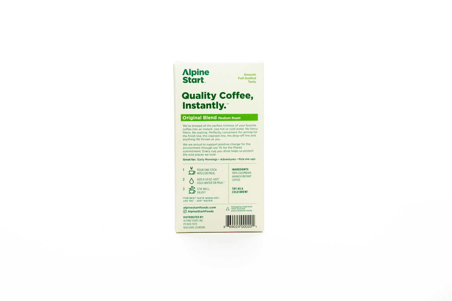 Alpine Start - Original Blend Medium Roast Instant Coffee