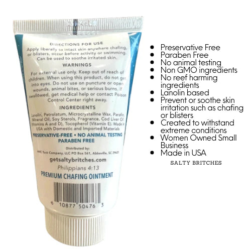 Salty Britches - Chafing Ointment 2fl. oz