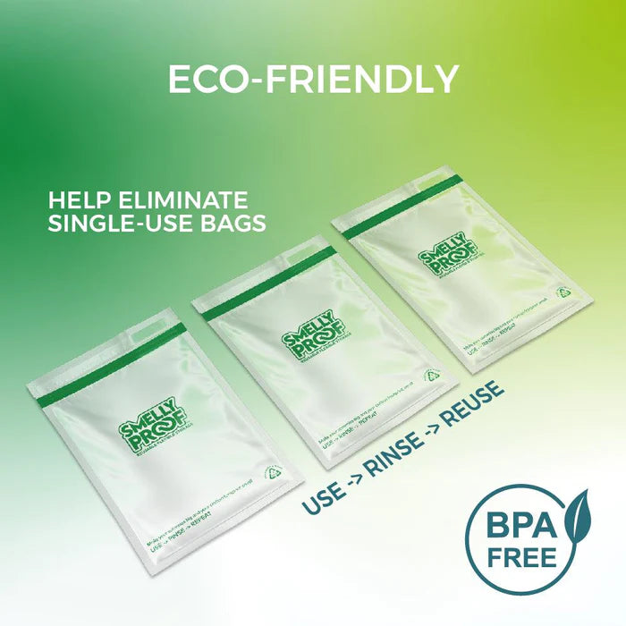 SmellyProof - Reusable Clear Heavy Duty Smell Proof Bags