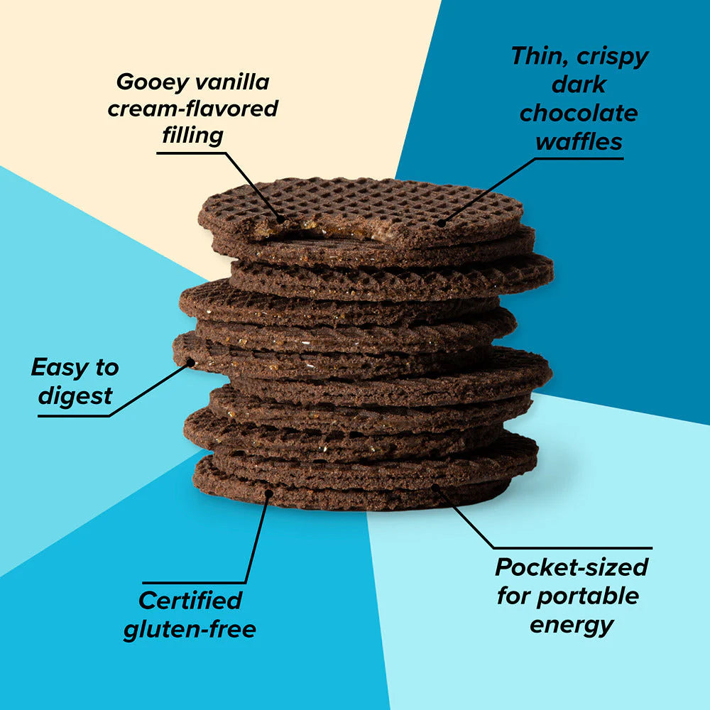 Honey Stinger - Cookies & Cream Gluten Free Organic Energy Waffle