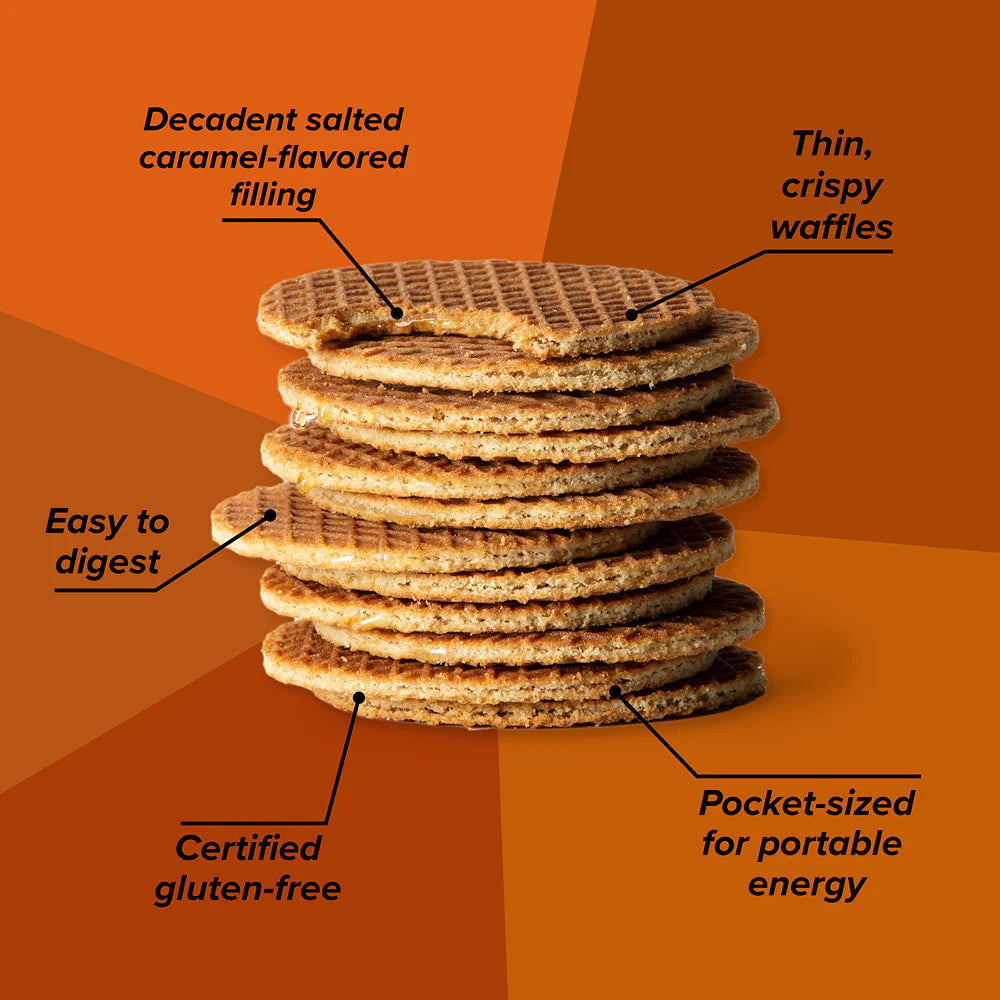 Honey Stinger - Salted Caramel Gluten Free Organic Energy Waffle