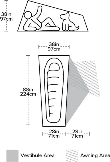 Big Agnes - Copper Spur HV UL 1-Person Tent - Past Season