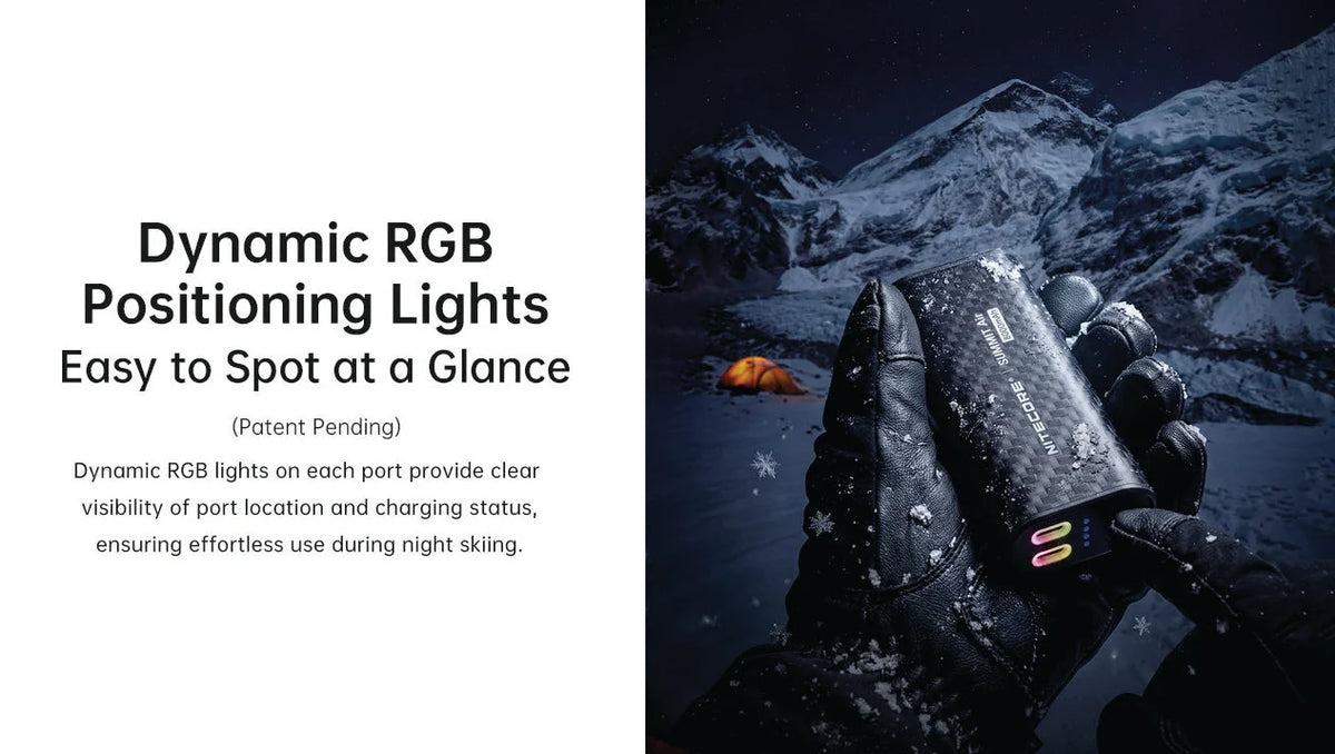 Nitecore - Summit Air 8,000mAh Extreme Cold-Resistant Ultralight Power Bank