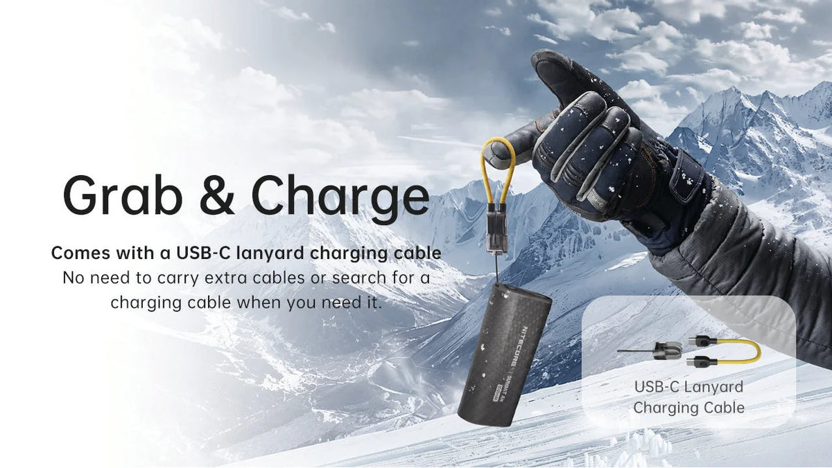 Nitecore - Summit Air 8,000mAh Extreme Cold-Resistant Ultralight Power Bank