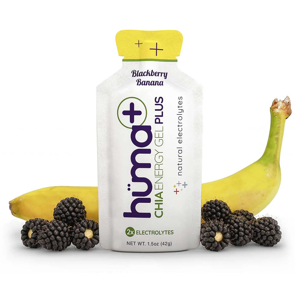 Hüma - Blackberry Banana Caffeinated Energy Gel Plus