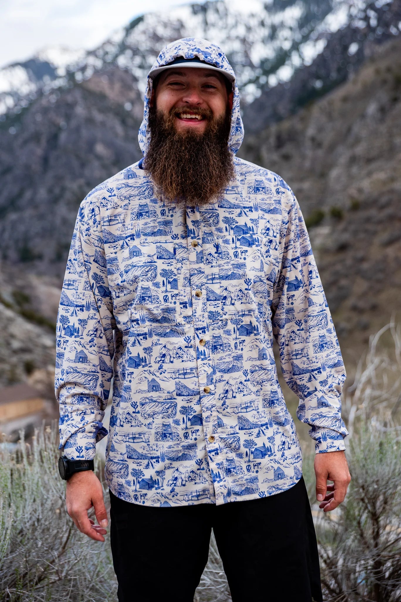 Jolly Gear - Triple Crown Button Down Long Sleeve  - Trail Madness