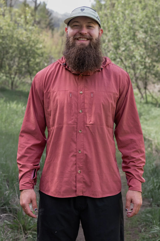 Jolly Gear - Triple Crown Button Down Long Sleeve - Dusty Cedar