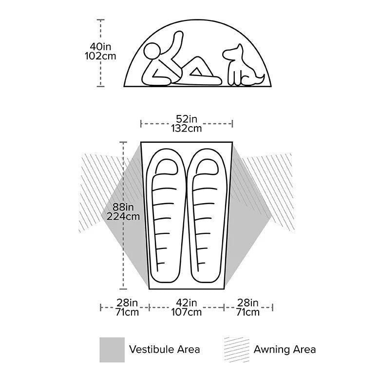 Big Agnes - Copper Spur UL2 Bikepack Footprint
