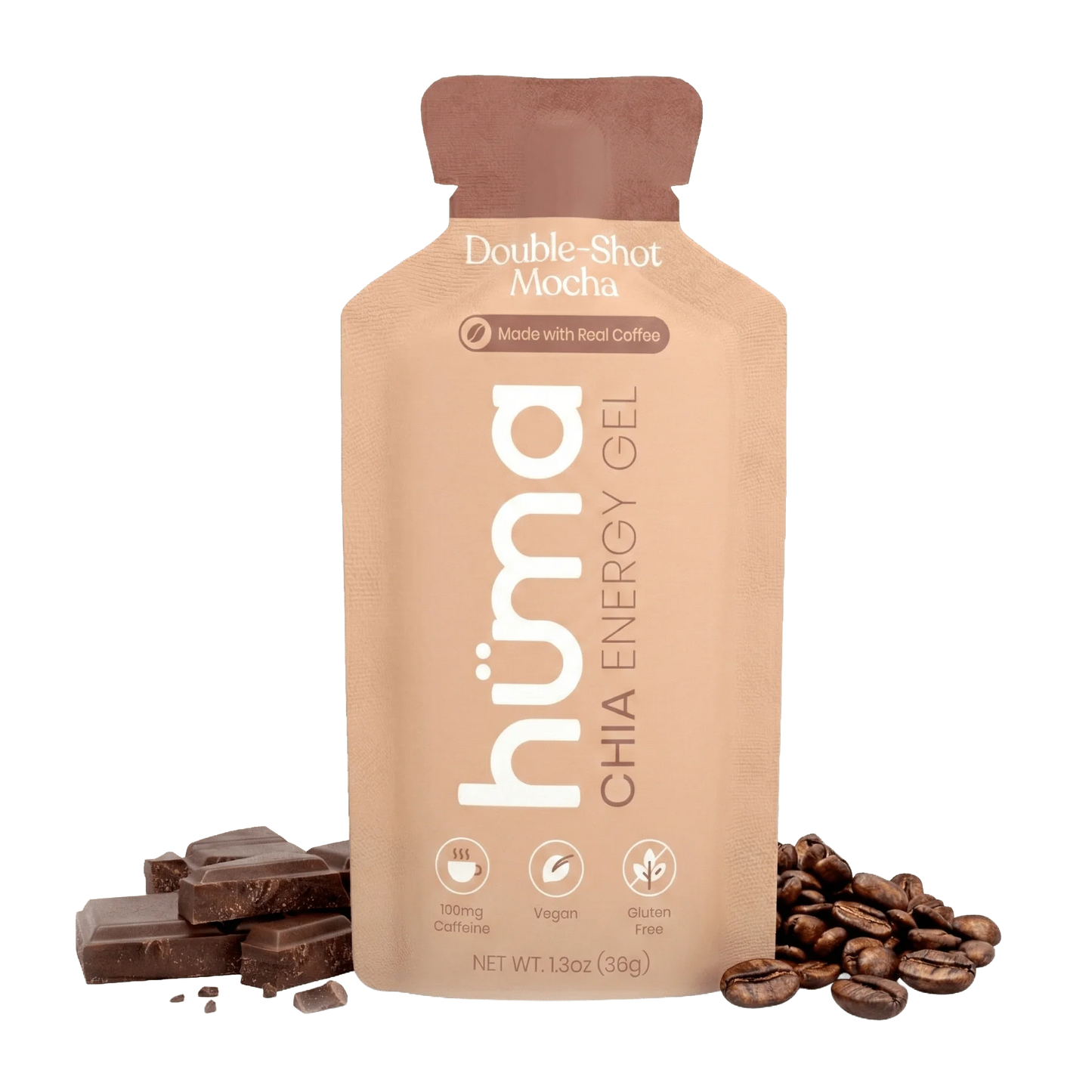 Hüma - Double-Shot Mocha Caffeinated Energy Gel