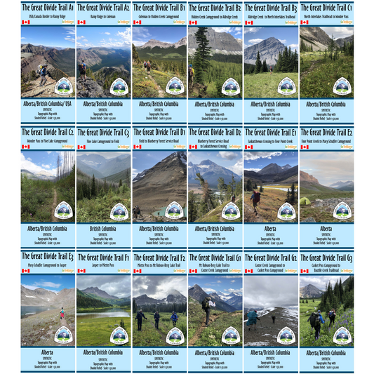 GoTrekkers- Great Divide Trail Official Map