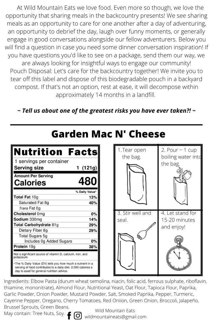 Wild Mountain Eats - Garden Mac N' Cheese
