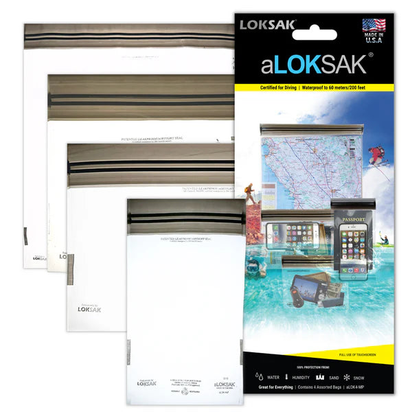 Loksak - aLOKSAK Medium Multi Pack (Set of 4)