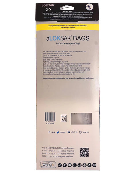 Loksak - aLOKSAK Medium Multi Pack (Set of 4)