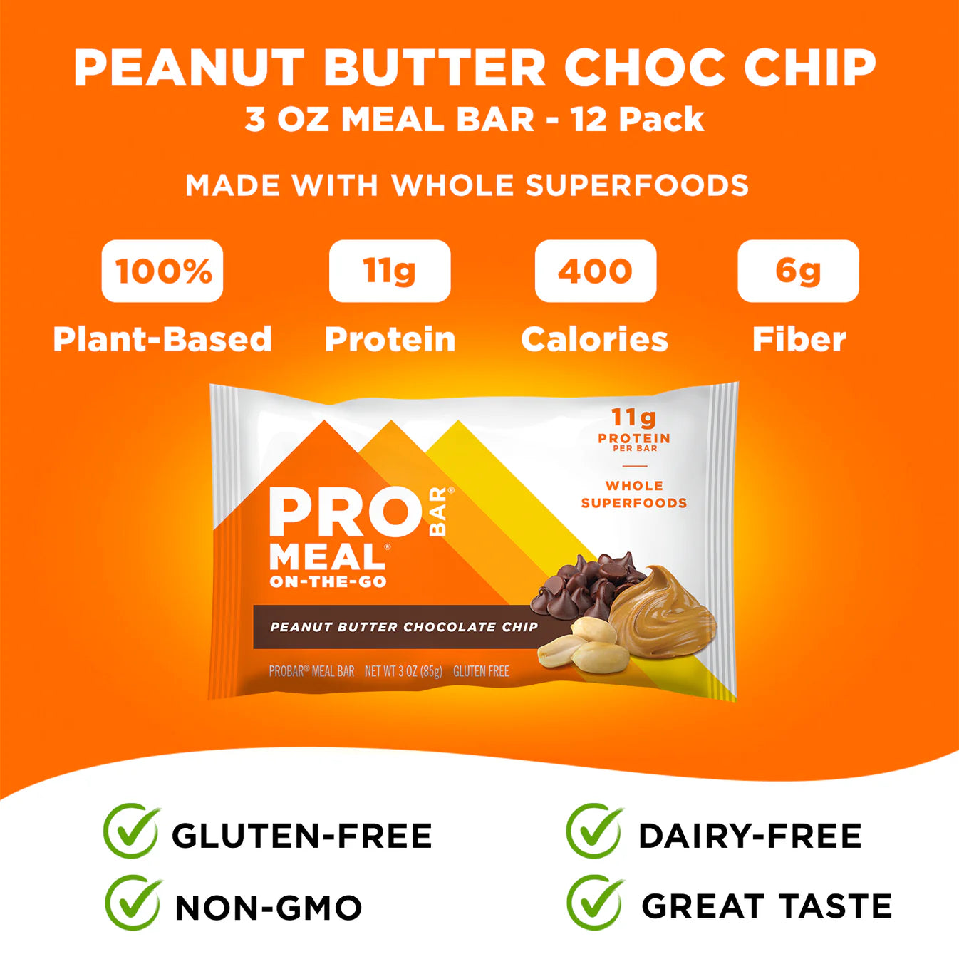 ProBar - Peanut Butter Chocolate Chip Meal Bar