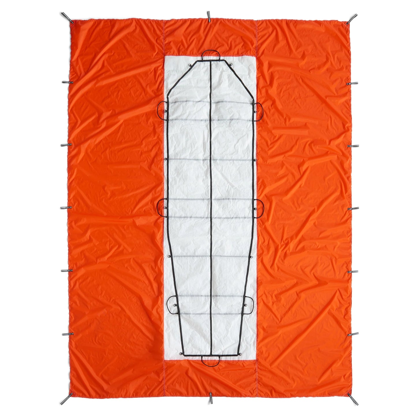Hyperlite Mountain Gear -  6'8" x 9'  Lightweight Durlyte 10D Nylon Ski Rescue Tarp