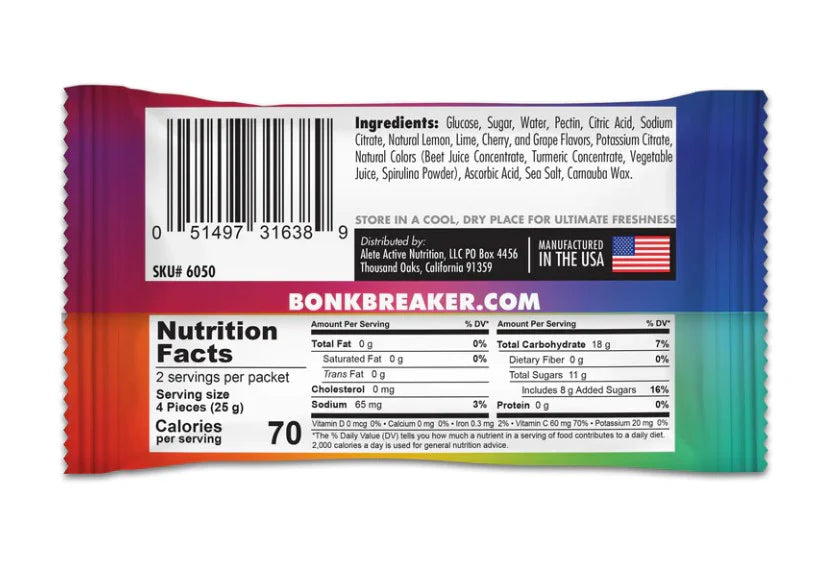 Bonk Breaker - Rainbow Blast Energy Chews