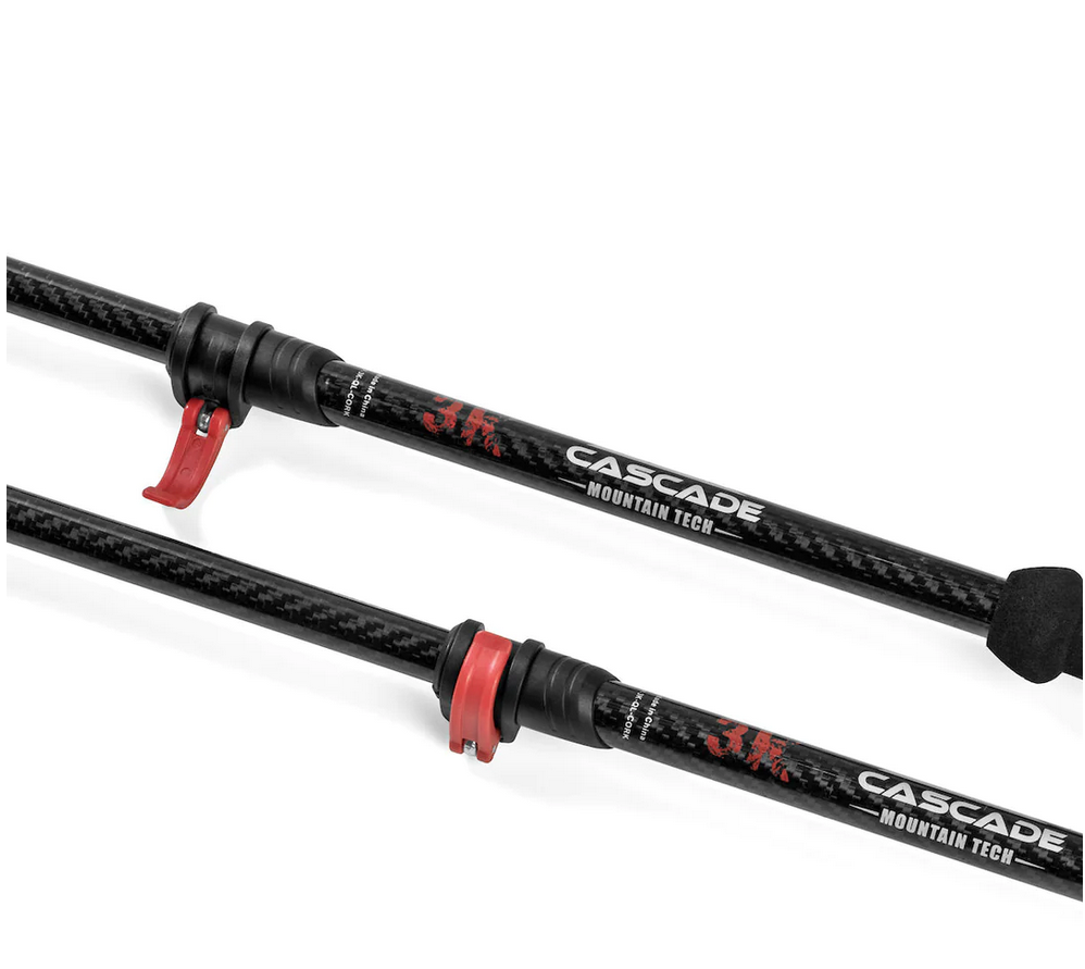 Cascade mountain tech carbon top fiber quick lock trekking poles