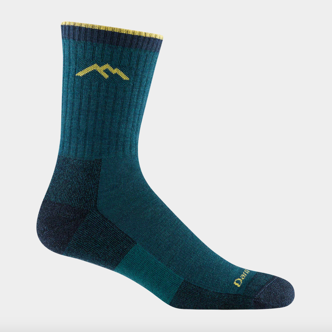Darn Tough 1466 Taupe Merino Wool Men's Hiker Micro Crew Midweight Hiking Socks (1 Pair)