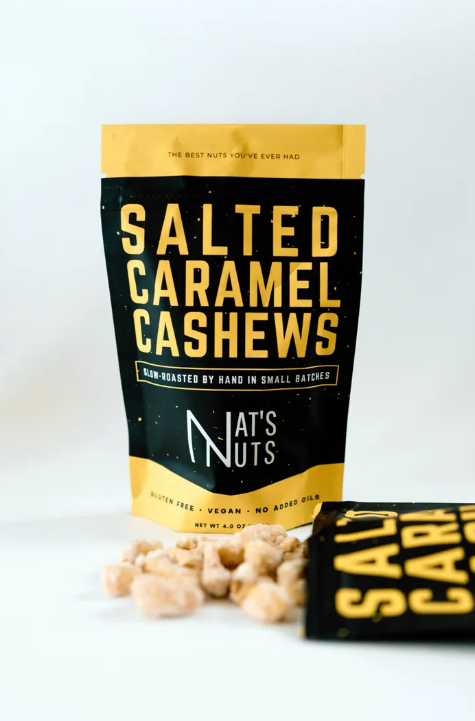 Nat's Nuts - Salted Carmel Cashews