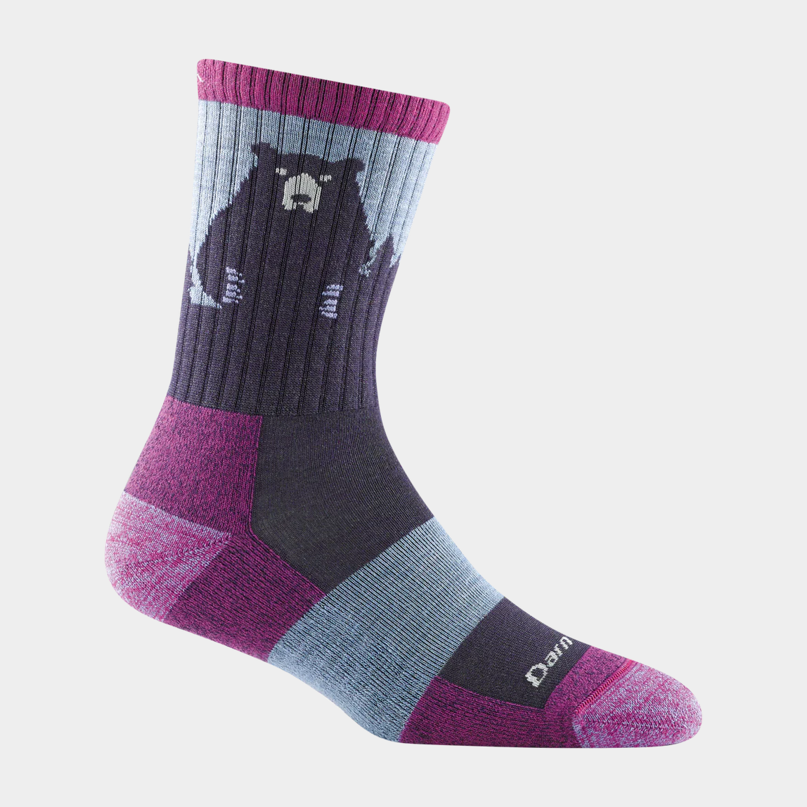 Darn Tough - 1970 Women's Hiker Bear Town Micro Crew Sock Lightweight with Cushion