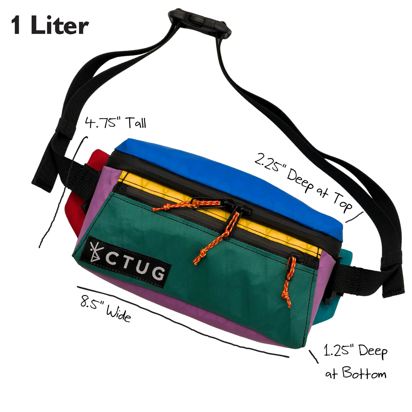 Chicken Tramper Ultralight Gear - 1L Trail Mix SwitchPack