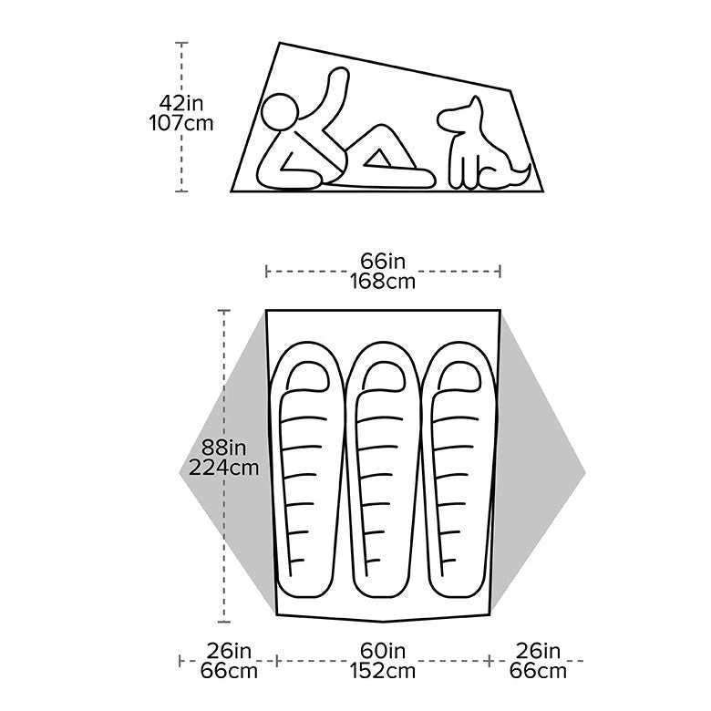 Big Agnes - Tiger Wall UL3